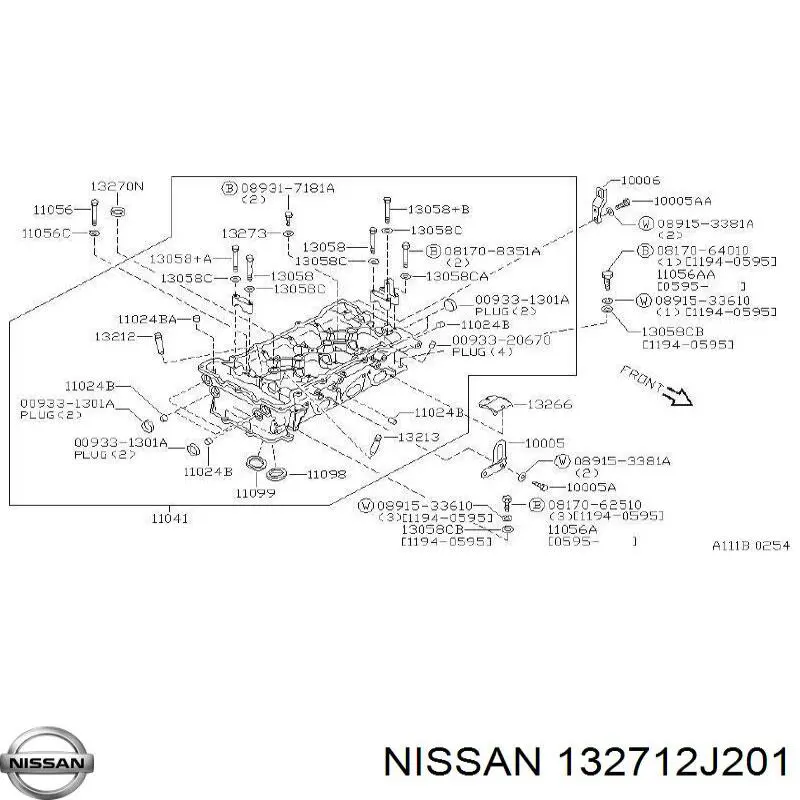 Vedante anular da cavidade de vela Nissan/Infiniti 132712J201 preço, a partir de 5,70 USD