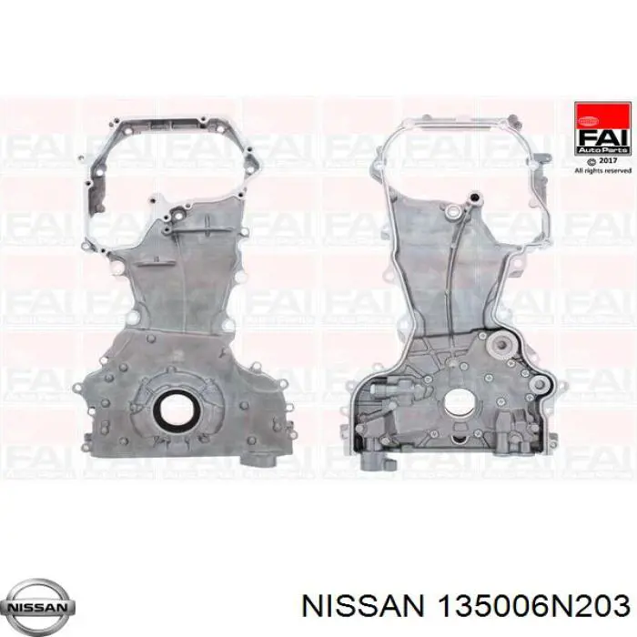 Compre 135006N203 Nissan/Infiniti Tampa de motor dianteira