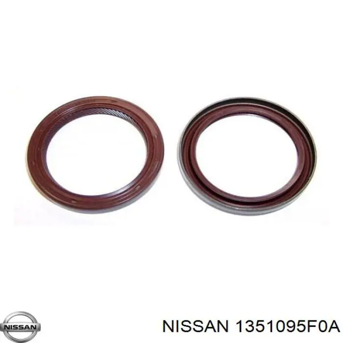 1351095F0A Nissan/Infiniti Vedação dianteira de cambota de motor