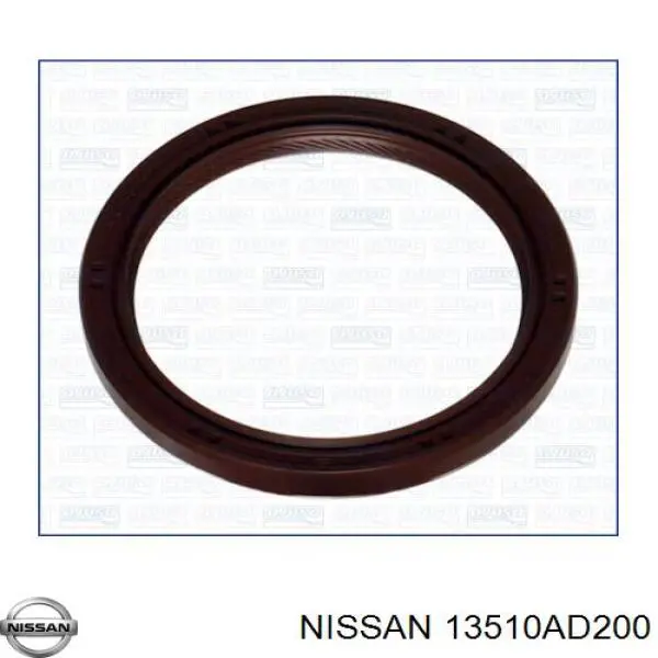 13510AD200 Nissan/Infiniti Vedação dianteira de cambota de motor