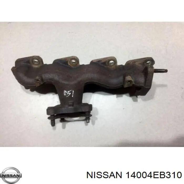 Tubo coletor de escape para Nissan Navara NP300 III D40
