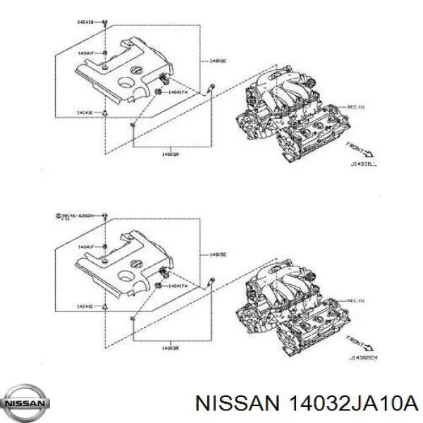 Vedante superior de tubo coletor de admissão Nissan/Infiniti 14032JA11A preço, a partir de 13,05 USD