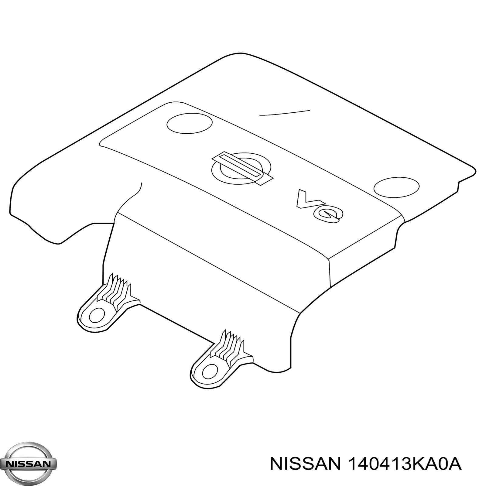 140413KA0A Nissan/Infiniti Tampa de válvulas
