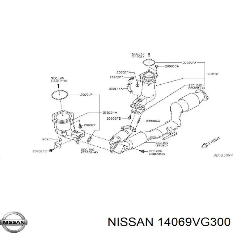 Compre 14069VG300 Nissan/Infiniti 