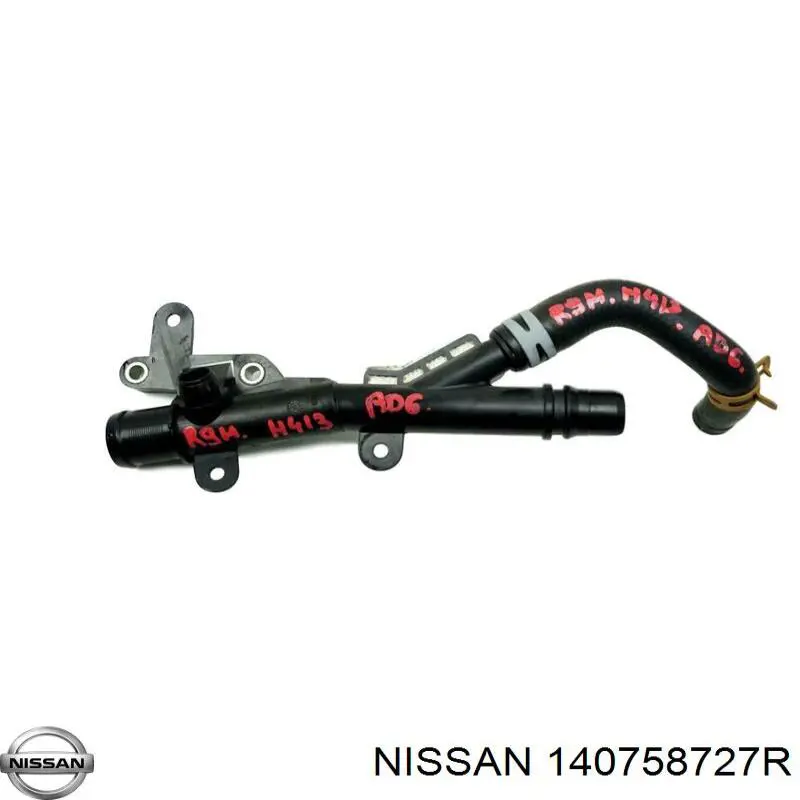 Flange do sistema de esfriamento (união em T) Renault (RVI) 140758727R preço, a partir de 95,45 USD