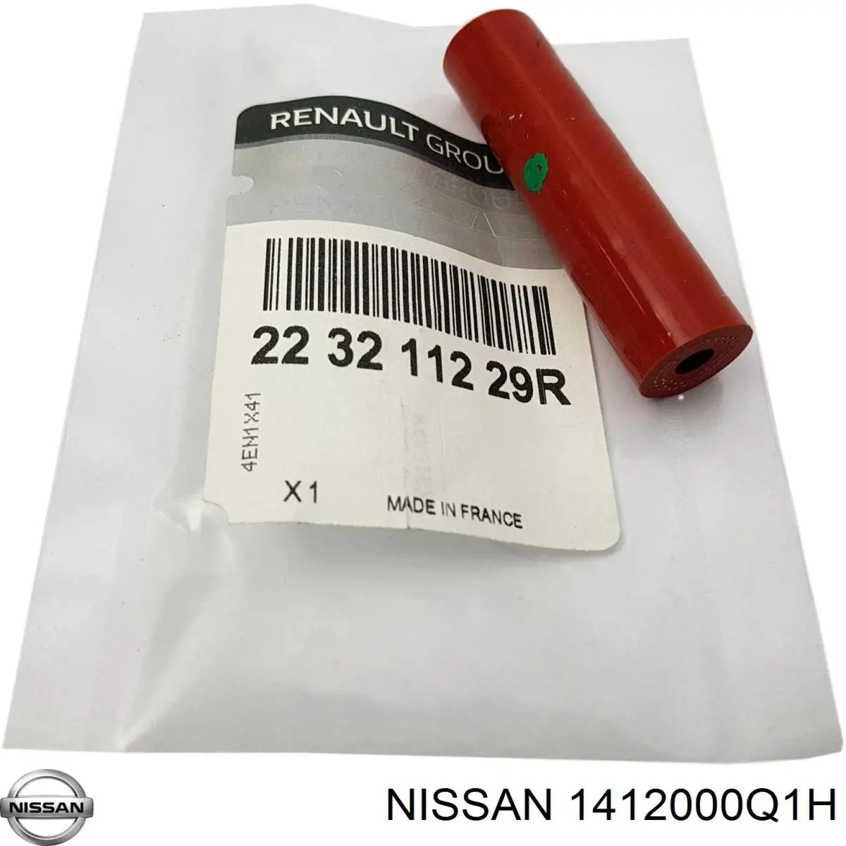 82650 3RG Tubo de sensor de pressão dos gases de escape
