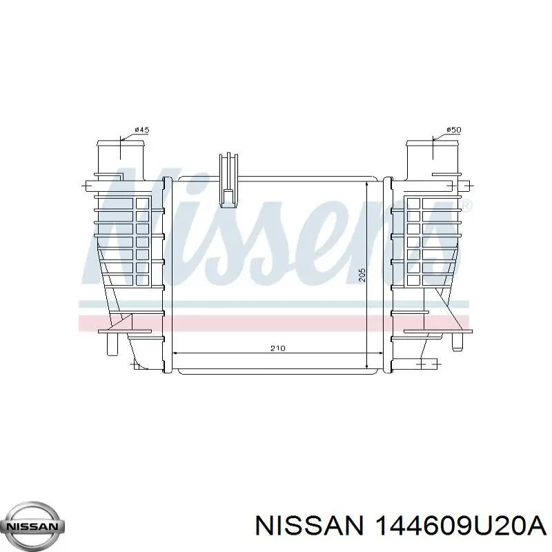 Mangueira (cano derivado) de intercooler Nissan/Infiniti 144609U20A preço, a partir de 492,60 USD