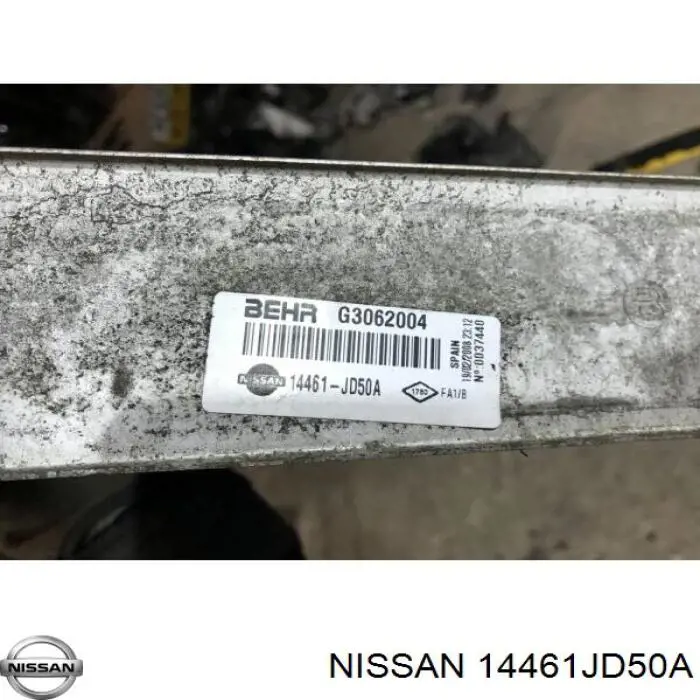 Radiador de intercooler Nissan/Infiniti 14461JD50A preço, a partir de 165,15 USD