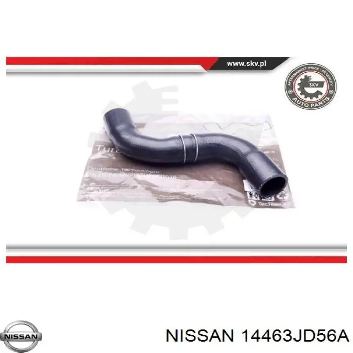 14463JD56A Nissan/Infiniti Mangueira (cano derivado) de intercooler