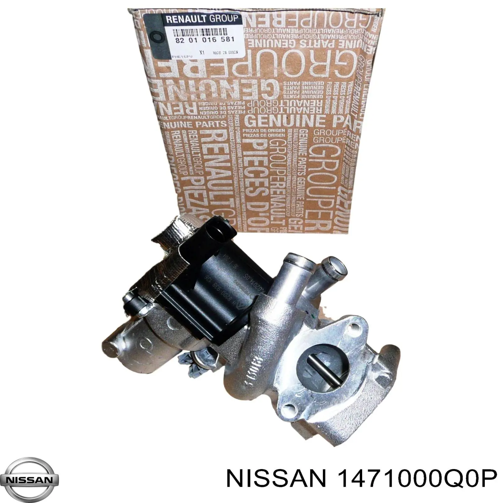 Válvula EGR de recirculação dos gases Renault (RVI) 8201016581 preço, a partir de 291,96 USD