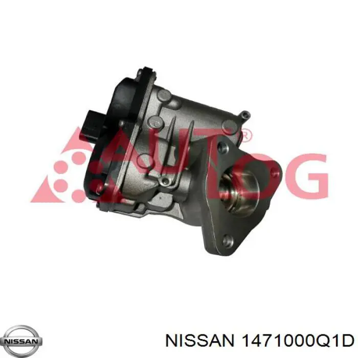 1471000Q1D Nissan/Infiniti Válvula EGR de recirculação dos gases
