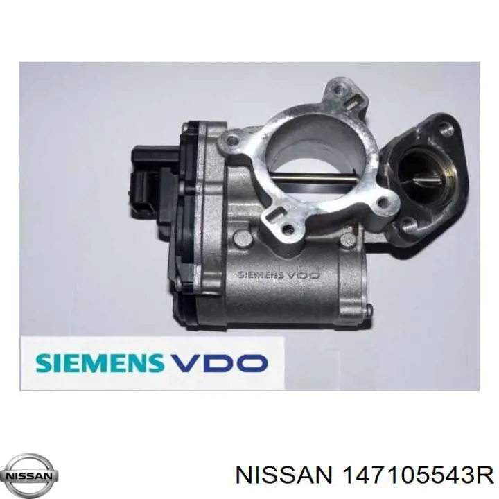 Válvula EGR de recirculação dos gases Nissan/Infiniti 147105543R preço, a partir de 102,15 USD