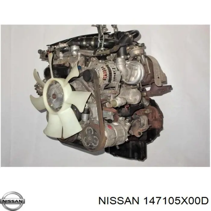 147105X00D Nissan/Infiniti Válvula EGR de recirculação dos gases