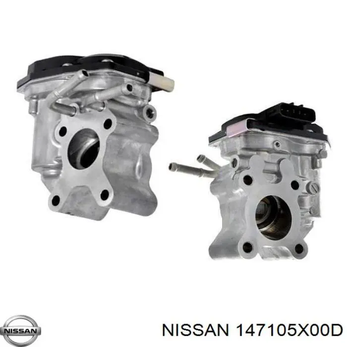 Compre 147105X00D Nissan/Infiniti Válvula EGR de recirculação dos gases
