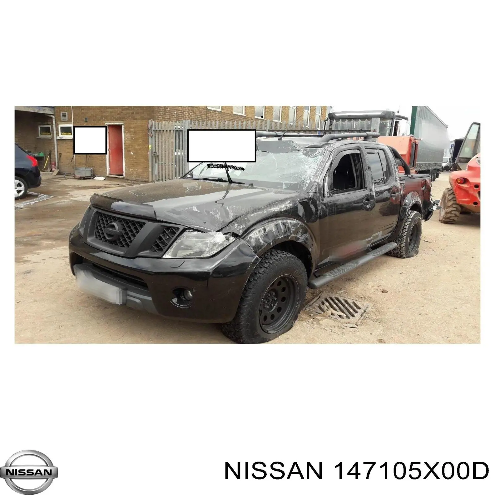 Válvula EGR de recirculação dos gases 147105X00D Nissan/Infiniti