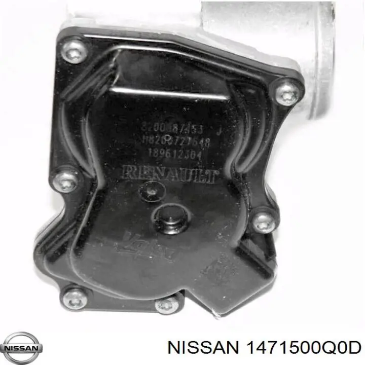 Válvula de borboleta montada Nissan/Infiniti 1471500Q0D preço, a partir de 72,36 USD