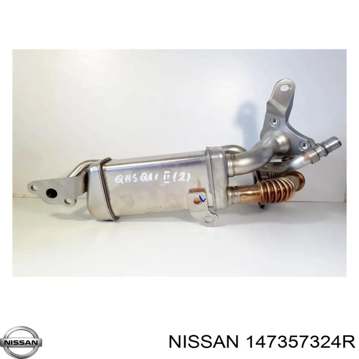 Radiador do sistema EGR de recirculação dos gases de escape Nissan/Infiniti 147357324R