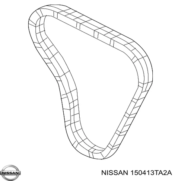 150413TA2A Nissan/Infiniti Cadeia do mecanismo de distribuição de gás