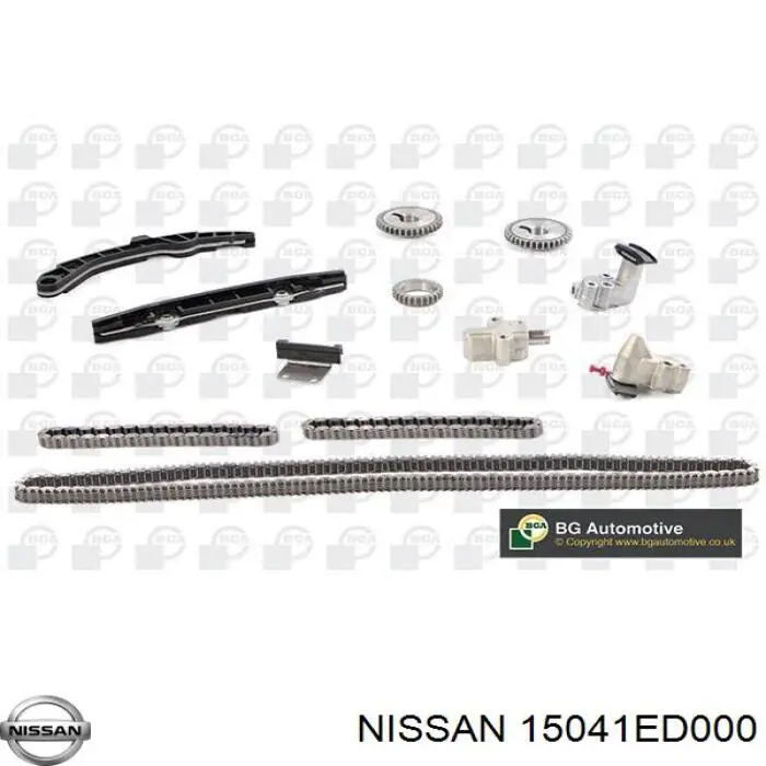 15041ED000 Nissan/Infiniti Cadeia de bomba de óleo