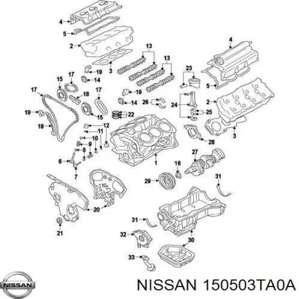 Compre 150503TA0A Nissan/Infiniti Filtro de óleo
