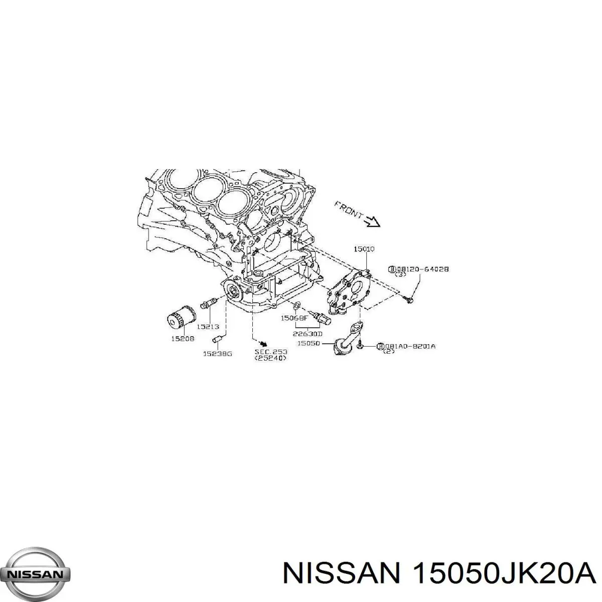 15050JK20A Nissan/Infiniti 
