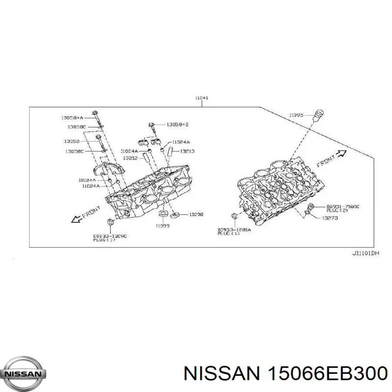  Nissan/Infiniti 15066EB300 preço, a partir de 14,66 USD