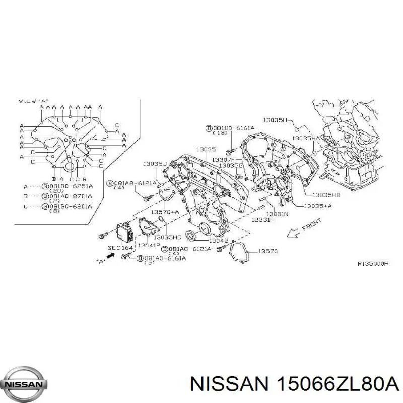 15066ZL80A Nissan/Infiniti 