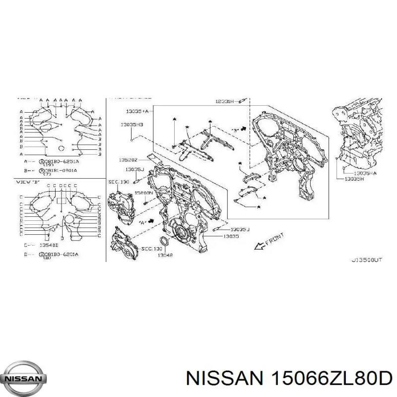 Compre 15066ZL80D Nissan/Infiniti 