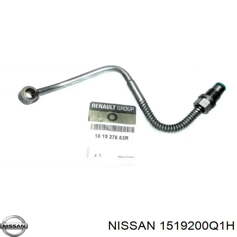 Tubo (mangueira) de fornecimento de óleo de turbina Nissan/Infiniti 1519200Q2F preço, a partir de 52,39 USD