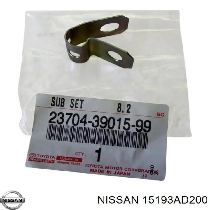15193AD200 Nissan/Infiniti Vedante de mangueira de fornecimento de óleo de turbina