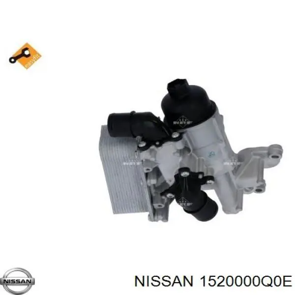 Compre 1520000Q0E Nissan/Infiniti Caixa do filtro de óleo