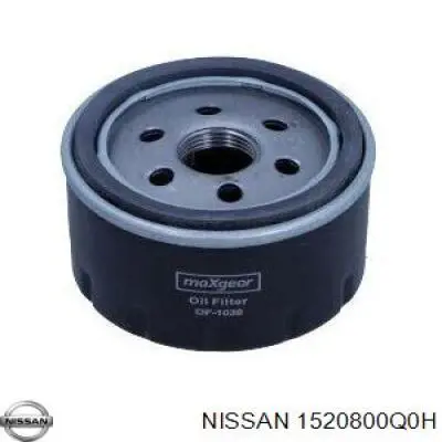 Compre 1520800Q0H Nissan/Infiniti Filtro de óleo