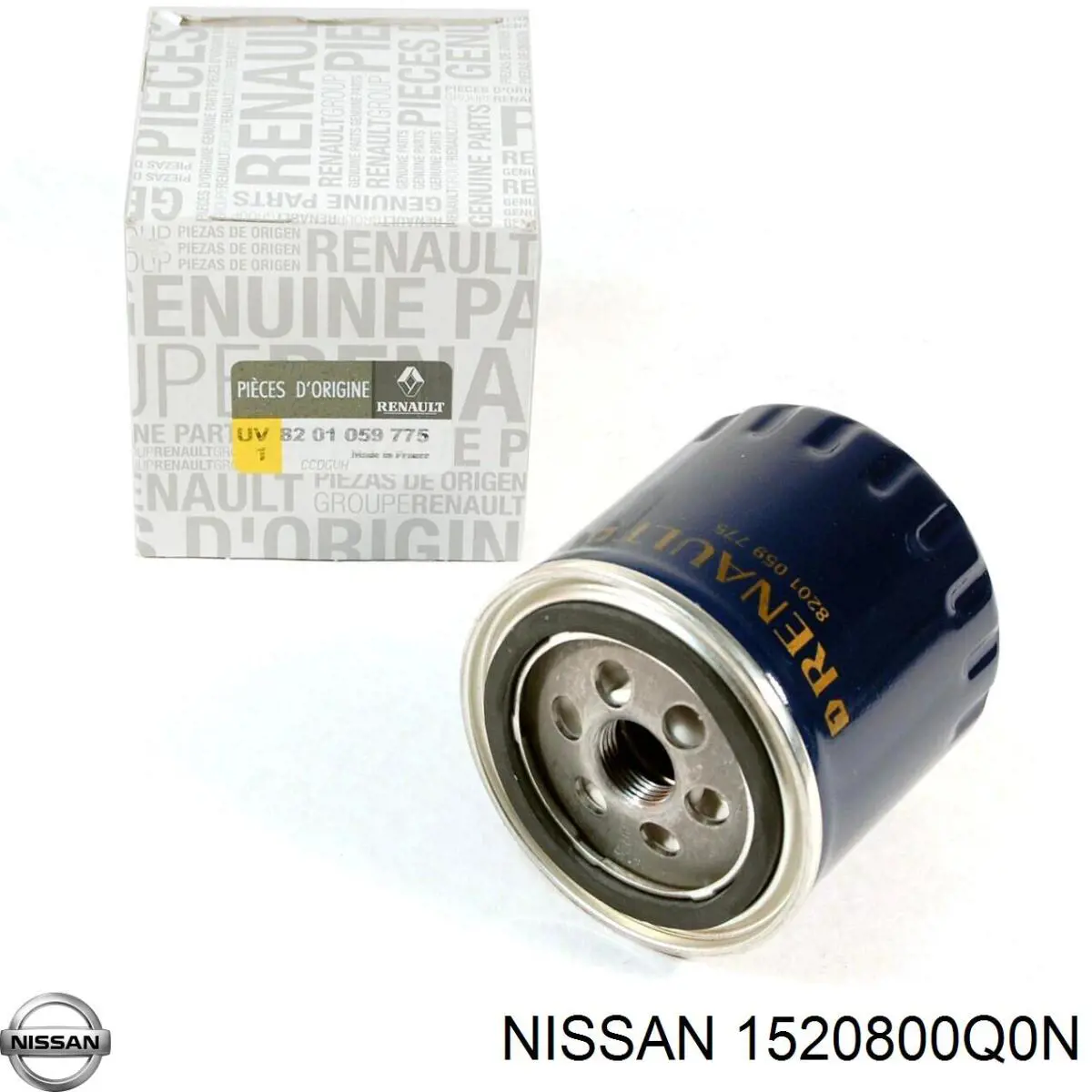 Compre 1520800Q0N Nissan/Infiniti Filtro de óleo