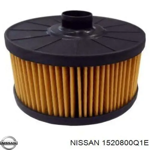 1520800Q1E Nissan/Infiniti Tampa do filtro de óleo
