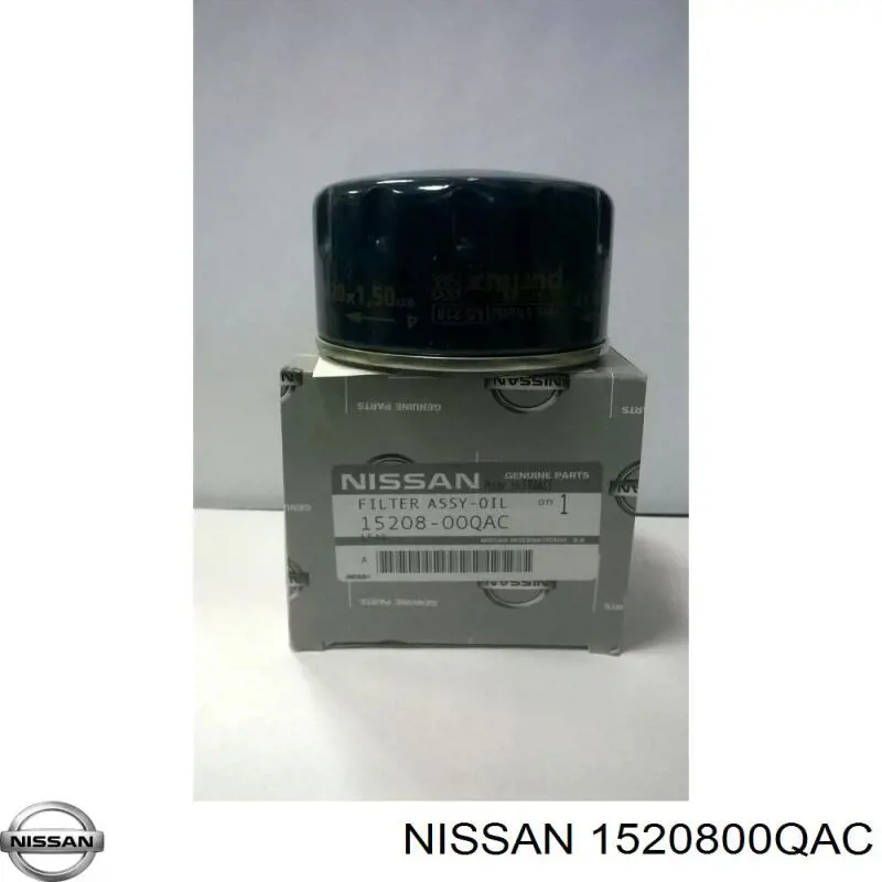 1520800QAC Nissan/Infiniti Filtro de óleo