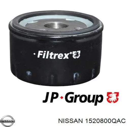 Compre 1520800QAC Nissan/Infiniti Filtro de óleo