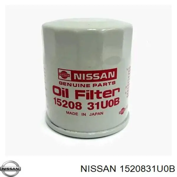 Compre 1520831U0B Nissan/Infiniti Filtro de óleo