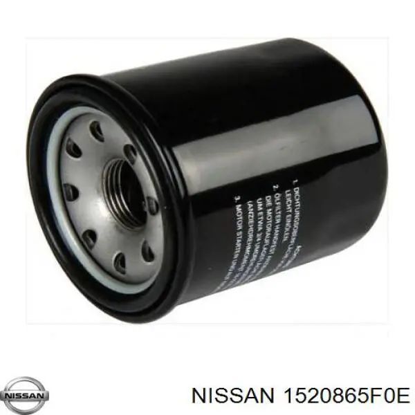 Filtro de óleo Nissan/Infiniti 1520865F0E preço, a partir de 7,49 USD