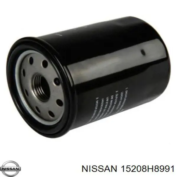 15208H8991 Nissan/Infiniti Filtro de óleo
