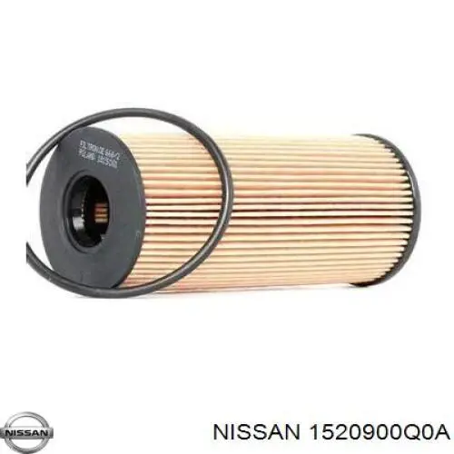 Compre 1520900Q0A Nissan/Infiniti Filtro de óleo