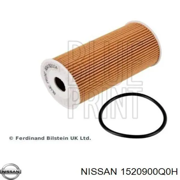 Filtro de óleo Nissan/Infiniti 1520900Q0H preço, a partir de 10,39 USD