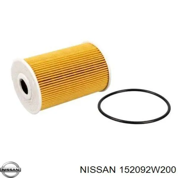152092W200 Nissan/Infiniti Filtro de óleo