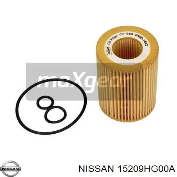 Filtro de óleo Nissan/Infiniti 15209HG00A preço, a partir de 9,08 USD