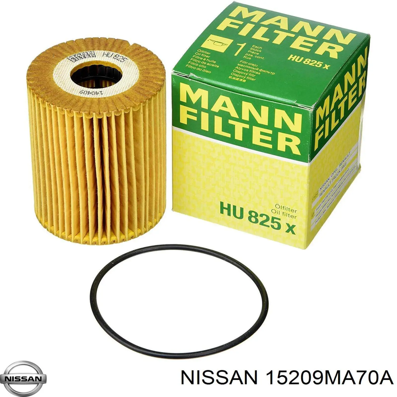 Compre 15209MA70A Nissan/Infiniti Filtro de óleo