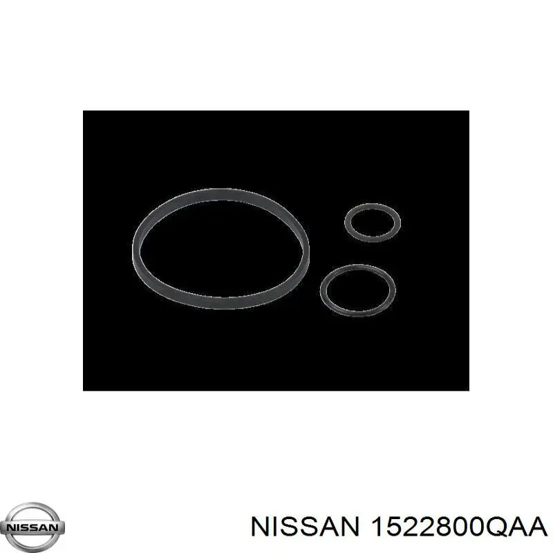 Compre 1522800QAA Renault (RVI) Vedante de adaptador do filtro de óleo