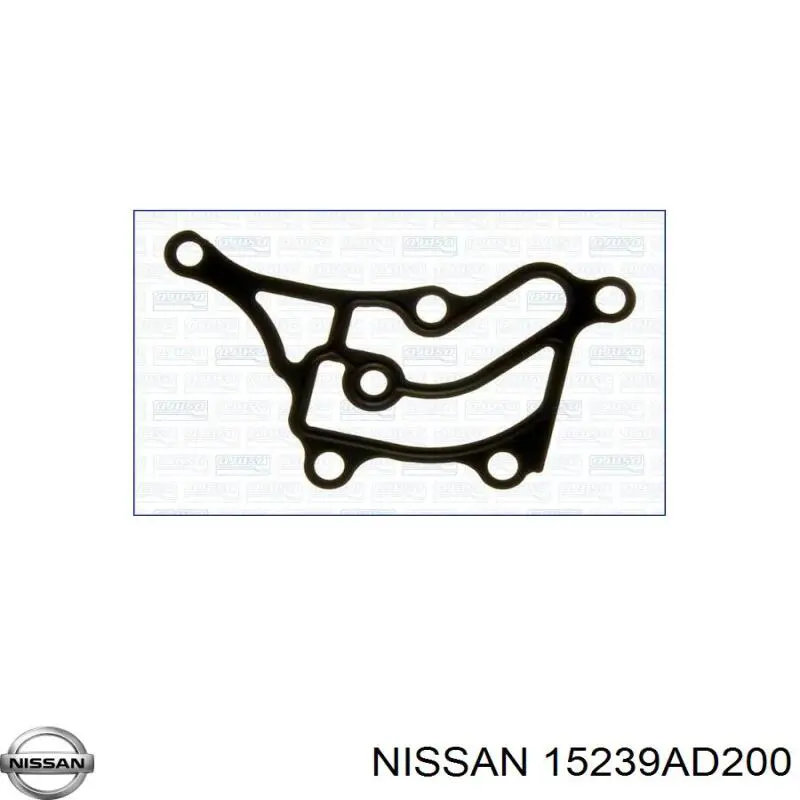 15239AD200 Nissan/Infiniti Vedante anular entre a caixa do filtro de óleo e o trocador de calor