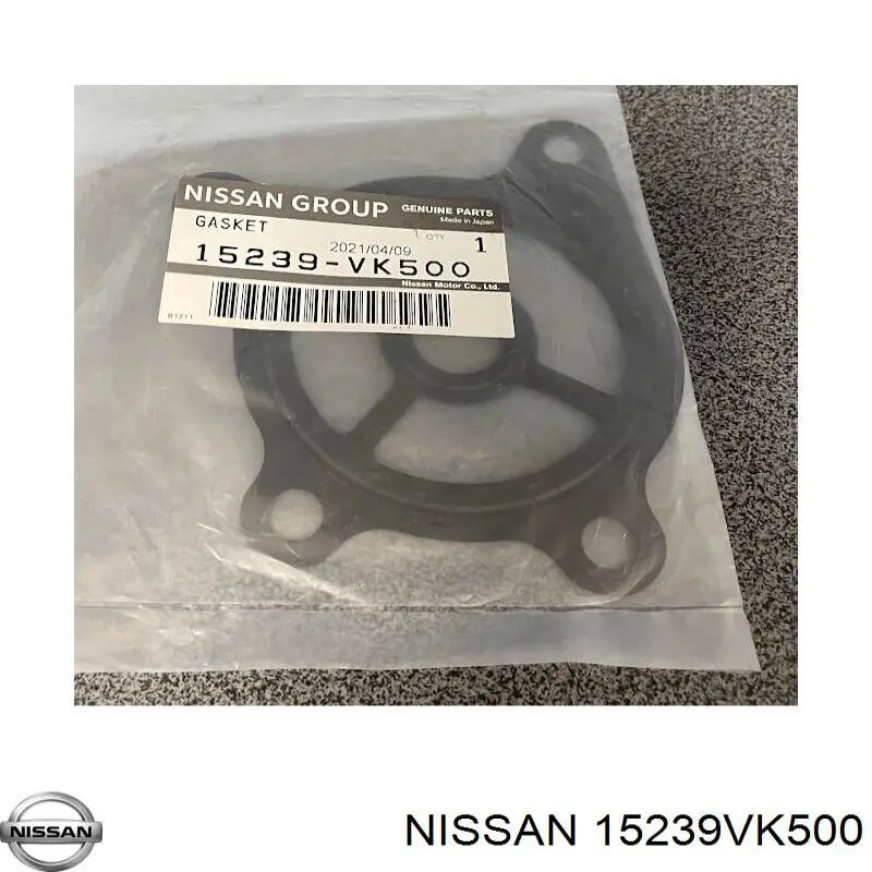 15239VK500 Nissan/Infiniti Vedante anular entre a caixa do filtro de óleo e o trocador de calor