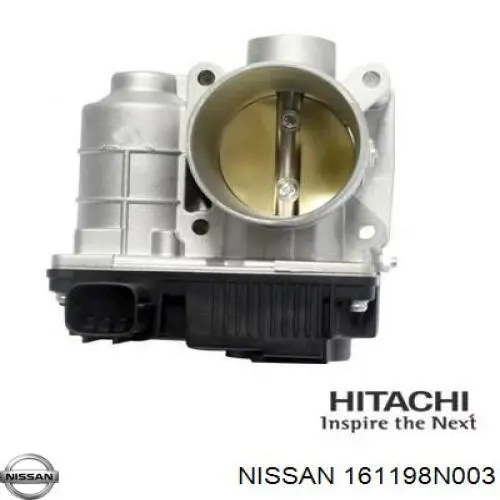 161198N003 Nissan/Infiniti Válvula de borboleta montada