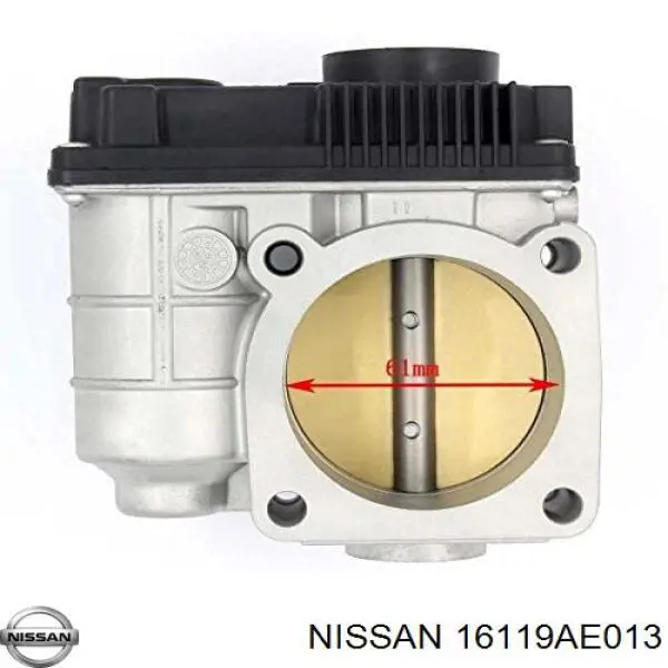 Compre 16119AE011 Nissan/Infiniti Válvula de borboleta montada