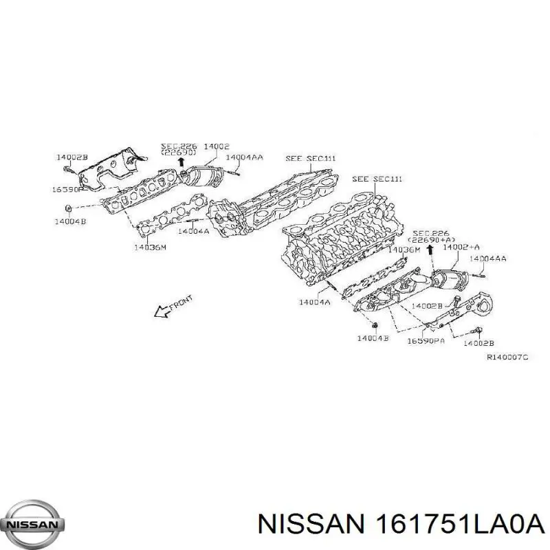  Nissan/Infiniti 161751LA0A